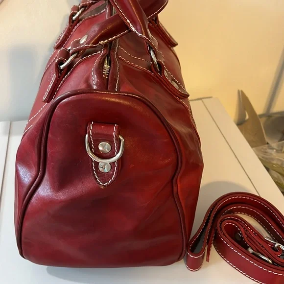 I MEDICI FIRENZE GENUINE ITALIAN LEATHER SATCHEL BAG